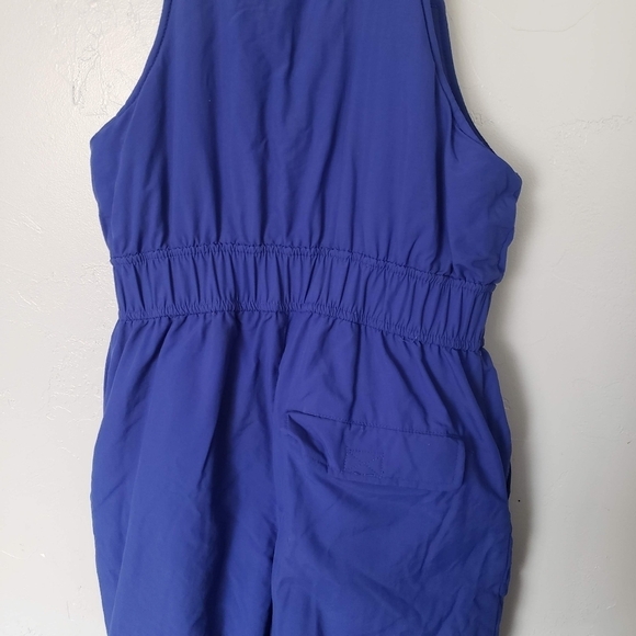 L.L. Bean Vintage Kids Medium 10/12 Royal Blue Snowsuit Bibs Winter One Piece - Picture 2 of 9